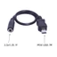 Dây nguồn USB mini bền bỉ GODD DC3 5x1 35mm Cáp sạc USB nam sang mini