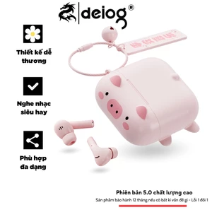 Tai nghe bluetooth TWS K1 hoạt hình thiết kế nhỏ gọn có đệm tai kèm móc khóa chuông cute