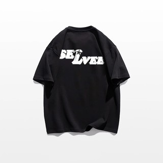 HIIXIIVI Áo Thun Unisex Tay Ngắn Cổ Tròn Dáng Rộng Kích Thước Ngoại Cỡ Thời Trang Năm Mới 2024