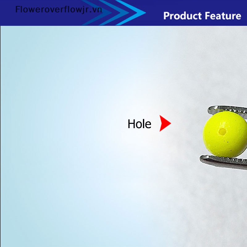FJR 50 Chiếc Floag Bobbers Câu Cá Huỳnh Quang Trôi Câu Cá Phao Bọt Bóng HOT