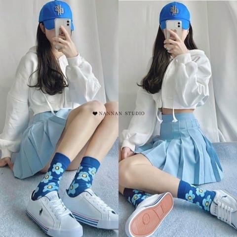 CHÂN VÁY TENNIS  XẾP LY CÓ QUẦN BẢO HỘ Nữ