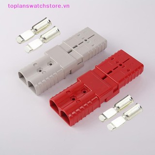 Toplanswatchstore 1PC 600V 50 / 120A Bộ phích cắm Nguồn pin Đầu nối nhanh có nắp bụi cho đầu nối tàu kéo VN
