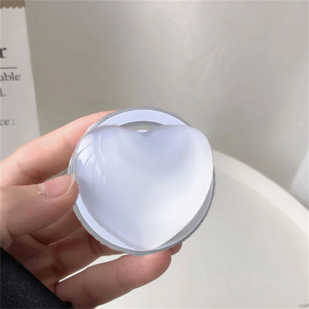 Hàn Quốc Dễ Thương 3D Kính Trái Tim Tình Yêu Cho Magsafe Socket Điện Thoại Từ Griptok Grip Tok Đứng Cho IPhone Sạc Không Dây Giá Đỡ
