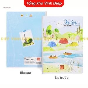 Vở kẻ ngang 1001 Hồng Hà Pupil bốn mùa 120 trang, vở kẻ ngang hồng hà 72 tr, 200 tr