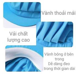 Nón vải lưới trùm tóc công nhân thực phẩm, Mũ Lưới Trùm Đầu, Nón Mũ Lưới Chùm Đầu
