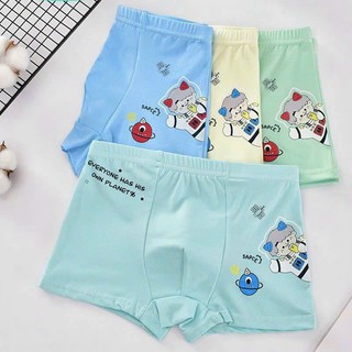 Set 2  Quần lót Bé Trai Từ 2-14 Tuổi Quần Short Boxer cho Bé Trai (12-34kg) - Màu mẫu ngẫu nhiên