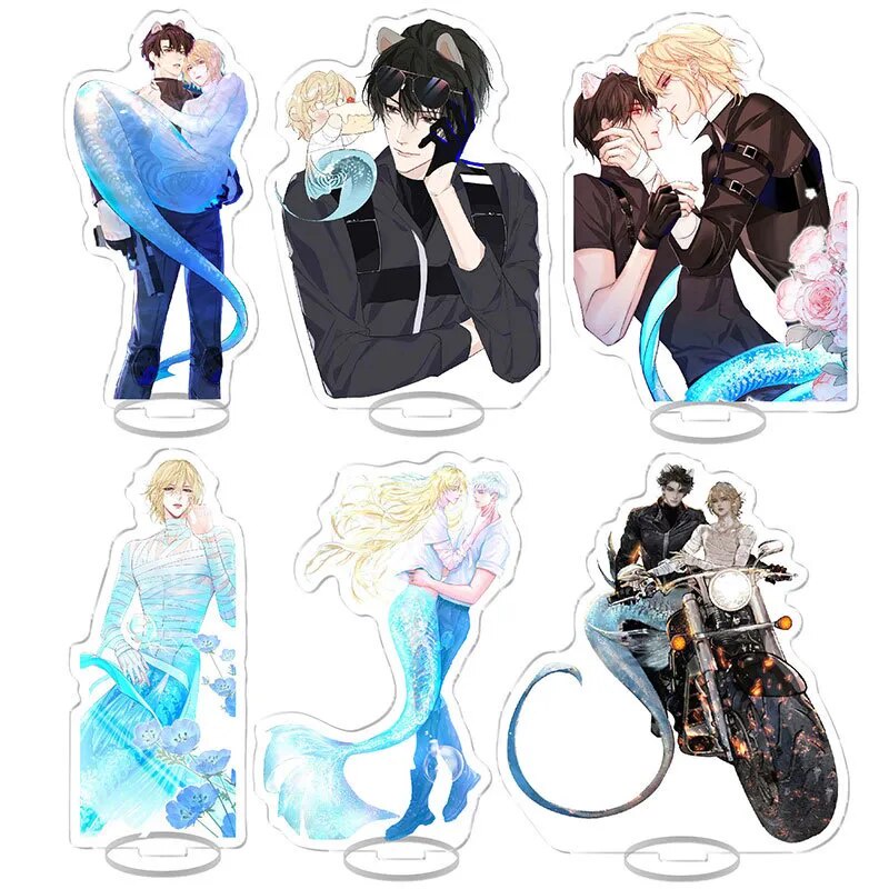Mô hình Standee Comic The Falling Merman Nhân ngư rơi xuống BL ABO Phụ ...