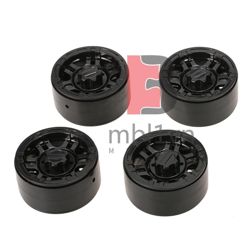 2 Cerchi Ruota RC Beadlock Metallici 1,9 Per AXIAL SCX10 AX10 D90 TRX4 TF2 - Scala 1/10