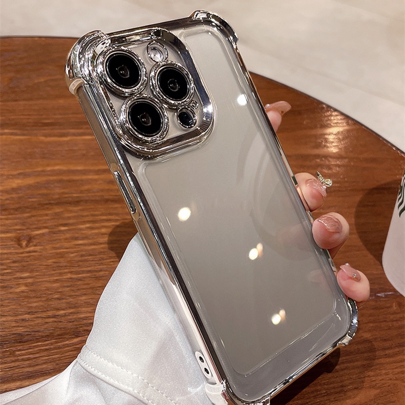 Chống Rơi Ốp Điện Thoại tpu Mềm Có Túi Khí Chống Sốc Cho iphone15 14 13 12 11 pro max 15