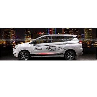 Tem Sườn Xe Ô tô Xpander, Team Decal Oto Báo Đen, tặng kèm tem nắp bình xăng hoặc tem chữ kí