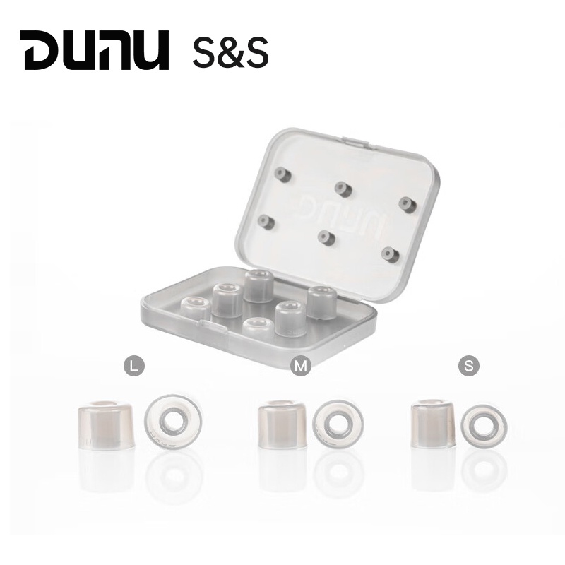 Dunu S&S tips 1 Cặp Đầu Nối Bằng Silicon Cho Tai Nghe Chụp Tai titan s kima alpha3 s & s tips 4.0mm-6mm