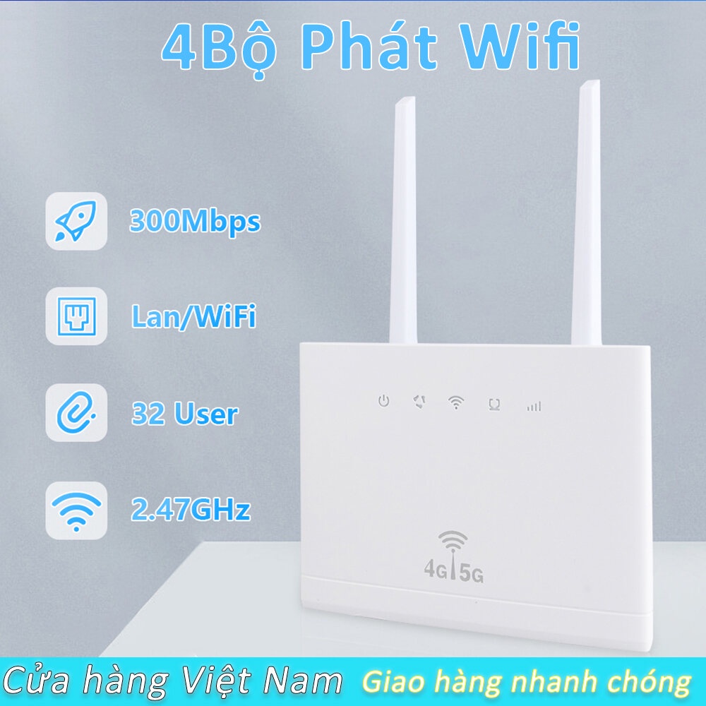 LAMJAD - Router Wifi băng tần kép 4G/5G AC Router WIFI 300Mbps, Router ...
