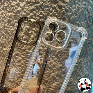 Vỏ Chống Vàng Cho Xiaomi 15 14T Pro Poco C75 Redmi 14C 14R 13 13R Note 14 Pro Plus 5G Vỏ Điện Thoại TPU Mềm Chống Sốc Trong Suốt