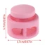 SUNKISSD 10 Cái Kẹp Dây, Dây Paracord DIY Dây Giày Lò Xo Khóa Nút Chặn, Phụ Kiện Túi Nhựa Ba Lô Dây Giày Chuyển Đổi Khóa Kẹp