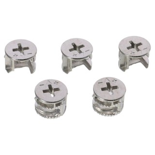 Phụ kiện kết nối UMITY 20 CÁI, Đai ốc khóa Cam mảnh 14.6 * 11,5 mm, Bộ phân loại ren kẽm bền bỉ Đồ nội thất