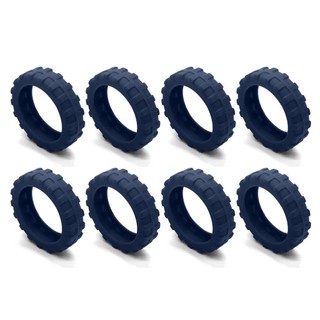 METALWRK Bộ 8 bánh xe vali bảo vệ, giảm tiếng ồn, trục xe đẩy, hộp đựng bánh cho hành lý du lịch