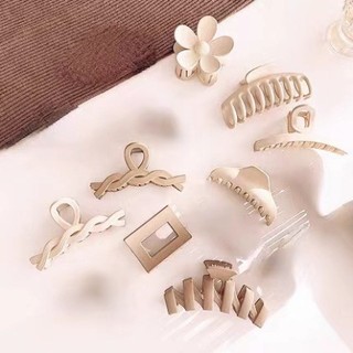 SET 8 Kẹp Tóc Càng Cua Hàn Quốc Nhiều Kiểu Đa Màu Sắc Siêu Xinh Dành Cho Nữ