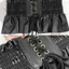 XGB Nữ Váy Ruffle Thắt Lưng Phù Hợp Với Thời Trang Corset Thắt Lưng Có Thể Điều Chỉnh Waspie Phụ Kiện Trang Trí PU Eostra