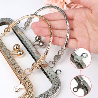 METALWRK Ví Khung Kiss Clasp, Kim Loại Vintage Ví Khóa Khung, Túi Mini Túi Phần Cứng Kiss Khóa Túi Làm