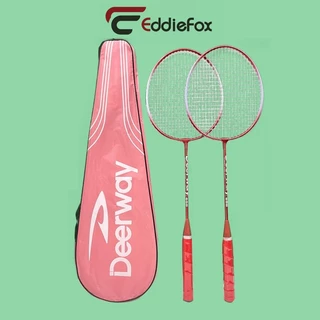 Bộ 2 Vợt Cầu Lông Khung Carbon Cao Cấp Siêu Nhẹ, Chính Hãng DEERWAY, Chuyên Nghiệp Giá Rẻ, Bền Đẹp Tay Cầm Chống Trượt