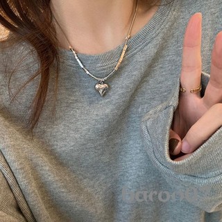 3d Khối Trái Tim Mặt Dây Chuyền Vòng Cổ Ngọt Ngào Mát Xương Đòn Dây Chuyền Vòng Cổ Trang Sức Quà Tặng Sinh Nhật Cho Nữ Và Bé Gái