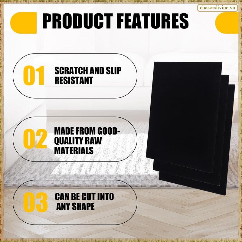 [K O G X] 10 Chiếc Vải Nỉ Tự Dính, Lót Ngăn Kéo Nhung Mềm, Vải Nhung DIY Cho Nghệ Thuật & Thủ Công Hộp Trang Sức Nỉ Lót, Đen