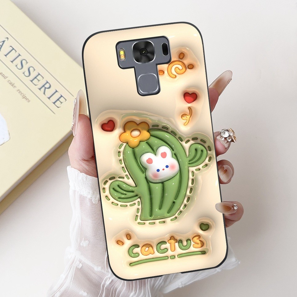 Dành Cho Asus Zenfone 3 Max ZC553KL X00DD X00DDA XOODD Vỏ Sang Trọng Tranh Nữ Tính Hoa Ốp lưng Bướm Mềm Silicon