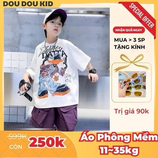 [Lấy Đúng Size] AP29 Áo Phông Cho Bé Trai Vịt DATTA, Chất Cotton Mềm