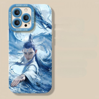 Ốp điện thoại Movie Devil Boy vẽ thời trang cho iPhone16 / 15 / 14 / 13 / MINI / 12 / 11 / Pro MAX / X / XS / XR / 7 / 8 / 6 Vỏ bảo vệ toàn diện bằng silicon lỏng chống sốc và chống rơi