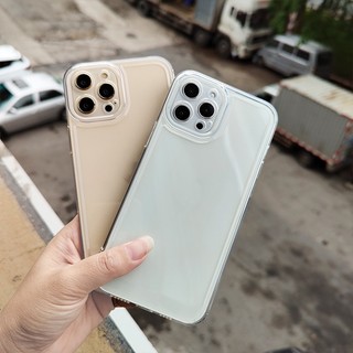 Ốp lưng trong suốt màu đen chống rơi cho IPhone 17 16 15 14 13 12 11 Pro Max MINI X XS XR XSmax 7 7 + 8 8 + 6 6 + Plus SE2 SE3 Vỏ silicon DCTK
