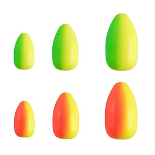 DELMERHOME 30 chiếc Phao xốp câu cá, Phao câu cá bằng bọt xốp xốp câu cá có độ nhạy cao Bobber, Phao cá nổi hình nón xốp bắt mắt Fishi Phao chỉ báo Catfishi