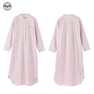 Váy Ngủ flannel / Đầm Bầu Hai Mặt Phong Cách muji Nhật Bản