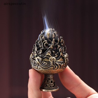 Airspecutin Retro Hợp Kim Lư Hương Đốt Đồ Trang Trí Trung Quốc Cổ Censer Trà Bàn Trang Trí EN