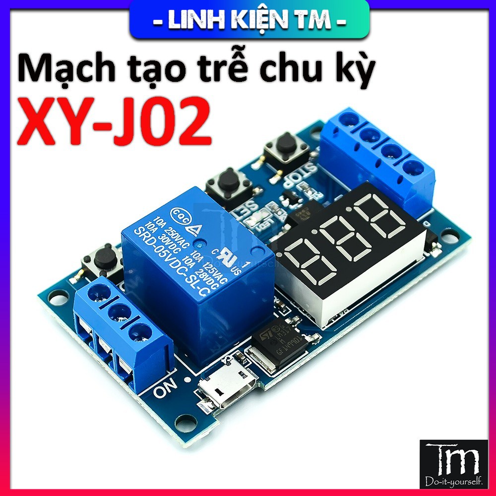 Mạch Tạo Trễ Chu Kỳ Relay HIển Thị LED (XY-J02) | Shopee Việt Nam