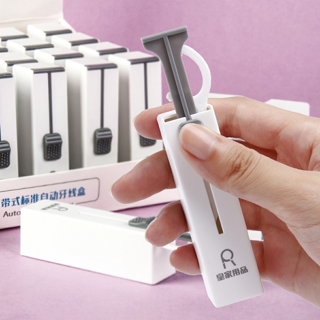 Hộp Đựng Chỉ Nha Khoa Mini Tự Động Cao Cấp,Tăm chỉ nha khoa tiệt trùng