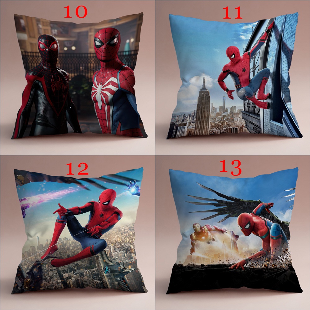 Marvel Vỏ Gối In Hình Người Nhện 2 Một Mặt Trang Trí Phòng Khách / sofa / Xe Hơi / Quà Tặng Cho Bé (Không Có Lõi)