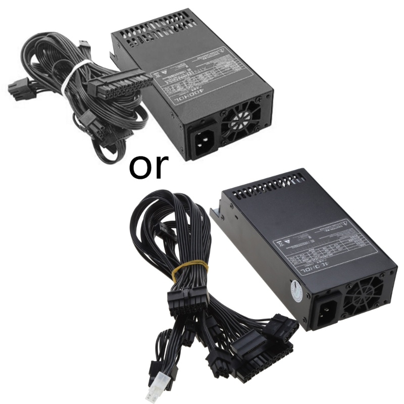 Trại MINI PSU FLEX Máy Tính Nguồn 1U 400W Máy Tính Để Bàn Nhỏ Máy Tính Tiền Điện