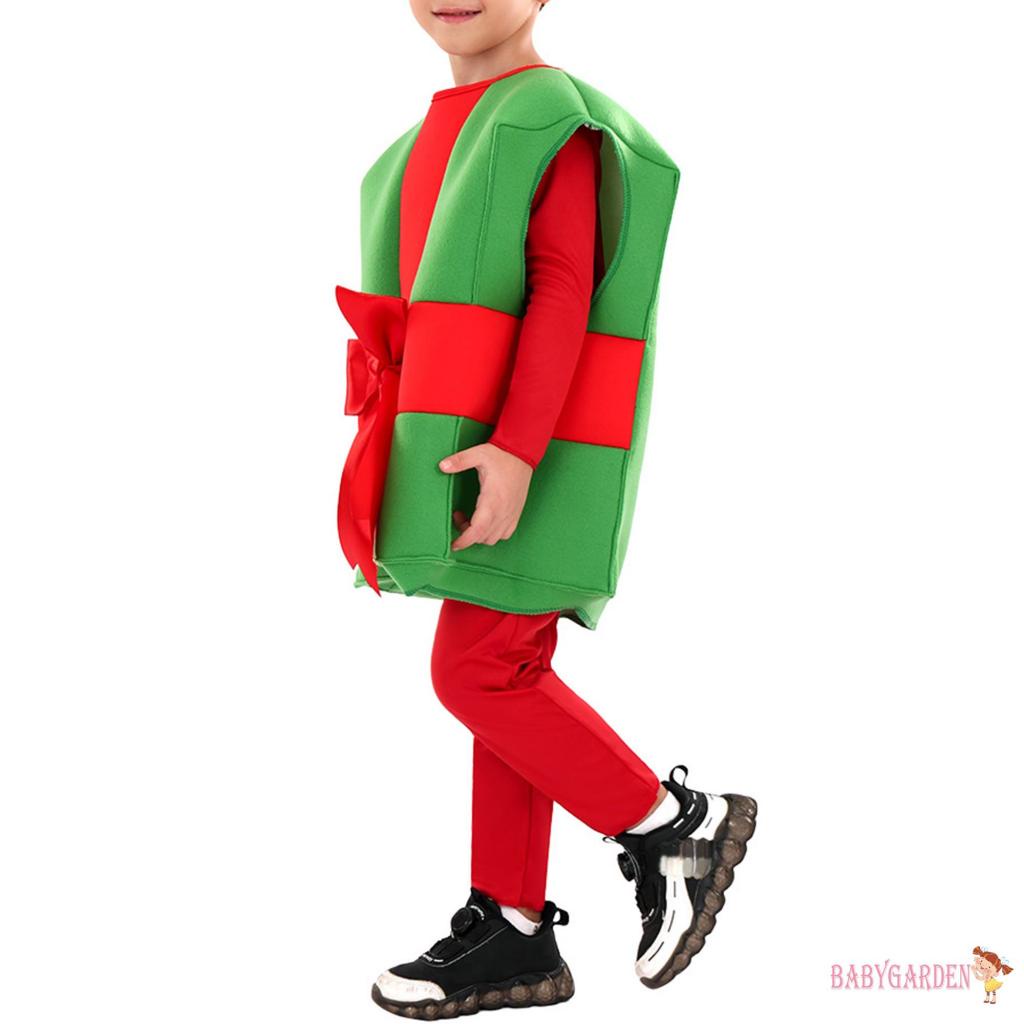 Baga-kids Hộp Quà Giáng Sinh Trang Phục Áo Khoác Không Tay
