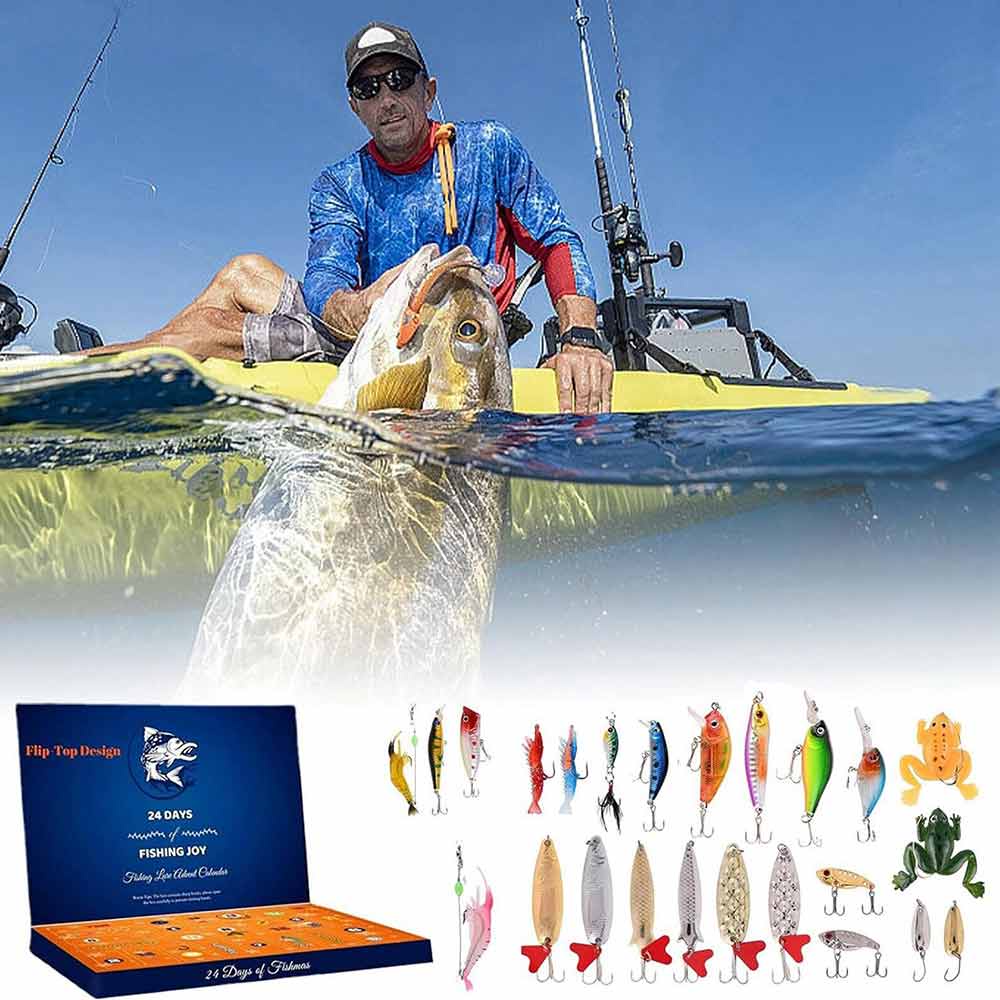Fishing Advent Calendar 24 Days Fishing Tackle Advent Calendar Fishing