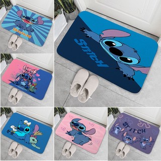 Hoạt Hình Lilo Stitch Door Mat Clip Quà Tặng Thiết Thực Cho Bạn Bè Phòng Ngủ Văn Phòng Trang Trí Nhà Cửa Thảm Sàn Chống Trơn Trượt (60x40CM)
