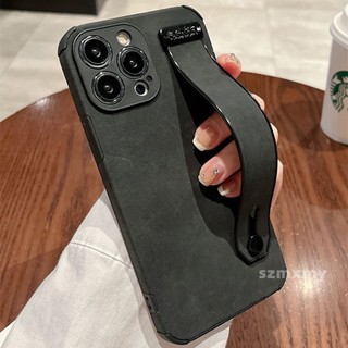 Ốp Điện Thoại Da Cừu Mềm Gắn Dây Đeo Cổ Tay Chống Rơi Cho iphone 14 13 12 11 pro x xs max xr 7 8 plus
