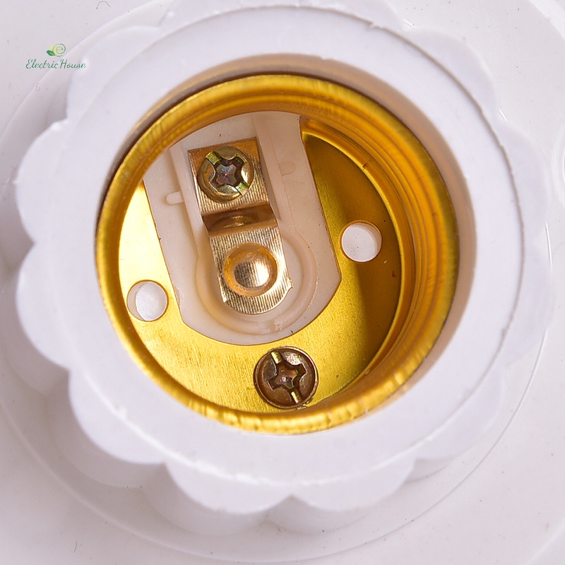 [Nhà Điện] Giá Đỡ Bóng Đèn LED E27 Ổ Cắm Tròn E27 Đế Đèn Ổ Cắm Đế Vít mới
