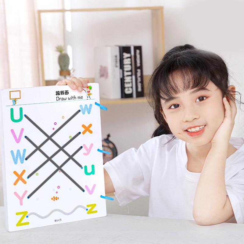 Thẻ Đào Tạo Viết Và Vẽ Vui Nhộn Giấy Xóa Được Mẫu Giáo Thẻ Thực Hành Cơ Bản Giáo Dục Sớm Cho Trẻ Em