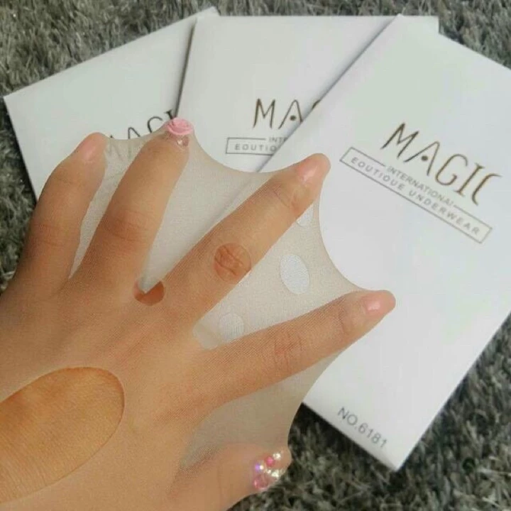 Quần tất tàng hình Magic quần tất giấy siêu trong siêu dai che khuyết điểm thon chân tệp da - Quần Tất MAGIC