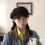 Merad Mũ beret Len Màu Nâu Phong Cách retro Anh Quốc Cho Nữ