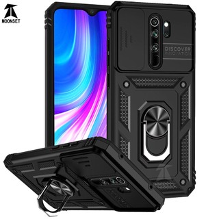Ốp Điện Thoại Mỏng Có Giá Đỡ Dạng Trượt Bảo Vệ camera Cho redmi note 8 pro / 9s 9 pro max