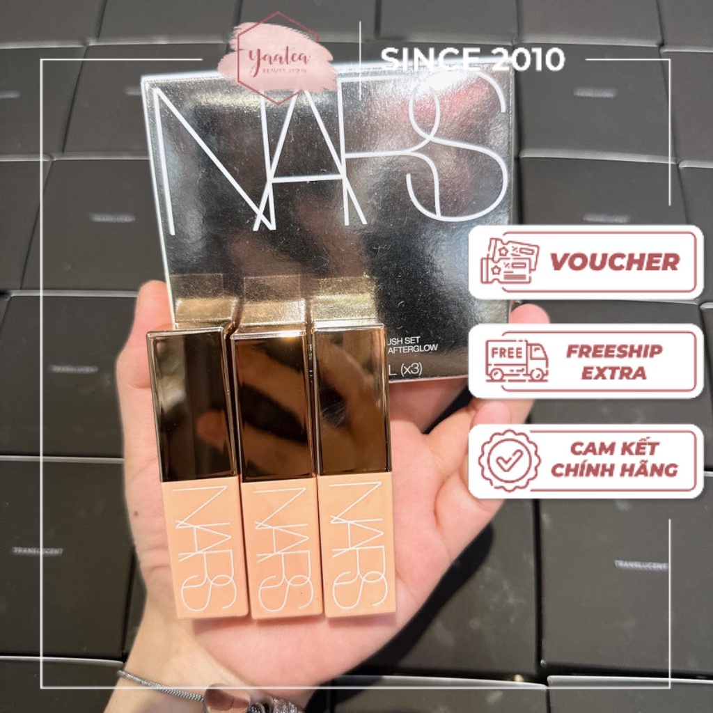 [NEW] SET 3 MÁ HỒNG NARS INVITE ONLY AFTERGLOW 3.2ML | Shopee Việt Nam