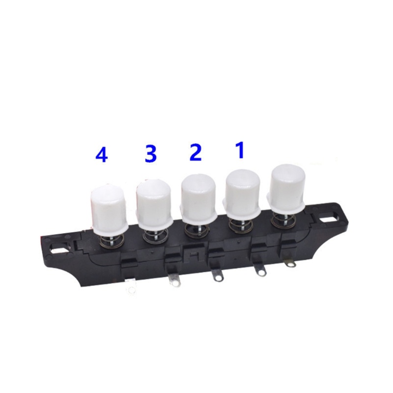 Cinnan Quạt Điện Chìa Khóa Công Tắc Bánh Răng Công Tắc Bàn Quạt Piano Phím 5 Nút Phím