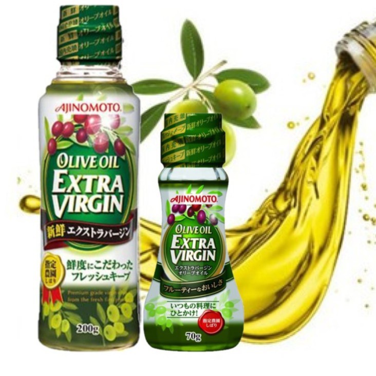 (200ml) Dầu Olive Ajinomoto Extra Virgin Nhật Bản - Dầu Ăn Dặm Cho Bé TiBong Store Tốt Cho Tim Mạch Và Trí Não