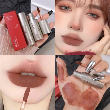 Son Stains - Liquid Lip Glaze - Matte, Velvet, Naked Effect - Son bóng - Lâu trôi, Tinh tế, mịn màng, không nhòe, không dính - Lip Tint - Mỹ phẩm trang điểm môi